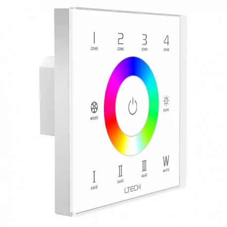 LED Touch Panel RGBW DMX/RF 4 Zones - EX8S
